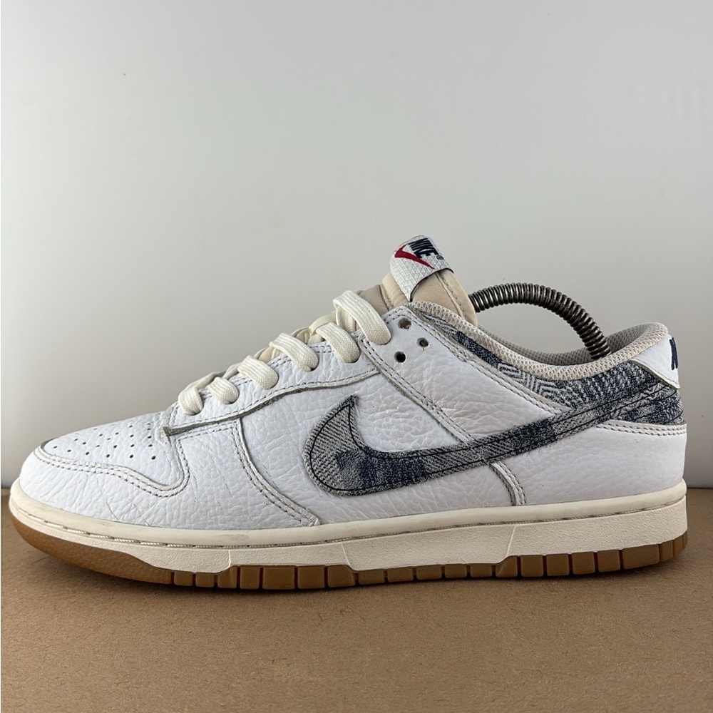 Nike Dunk Low New Americana Washed Denim FN6881-100 Men’s Size 8.5 - Picture 3 of 8